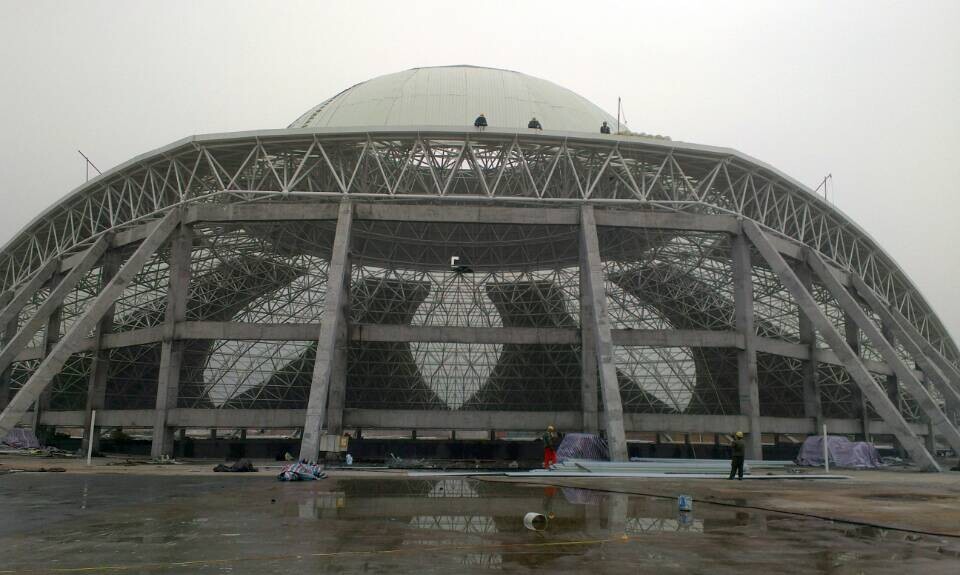 睢宁温泉馆网架工程